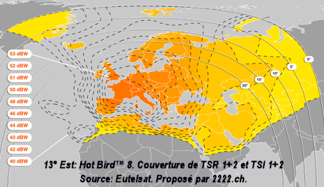 Zone de réception européenne de la SSR